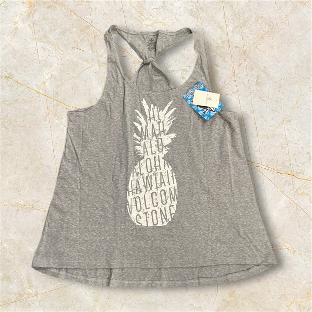 NWT Volcom Sneak Peek Aloha Twist Tank Top